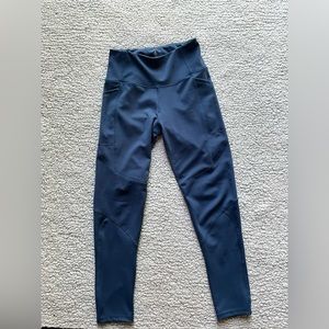 Navy blue full length leggings